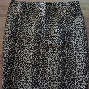 leopard print pencil skirt by Torrid sz 22